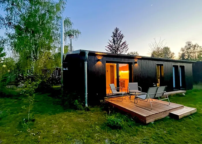 Haus 1 Am Grimnitzsee - Erstklassiges Design, Mit Eigenem Garten Und Nah Am Prázdninový dům *