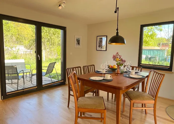 Haus 1 Am Grimnitzsee - Erstklassiges Design, Mit Eigenem Garten Und Nah Am Prázdninový dům