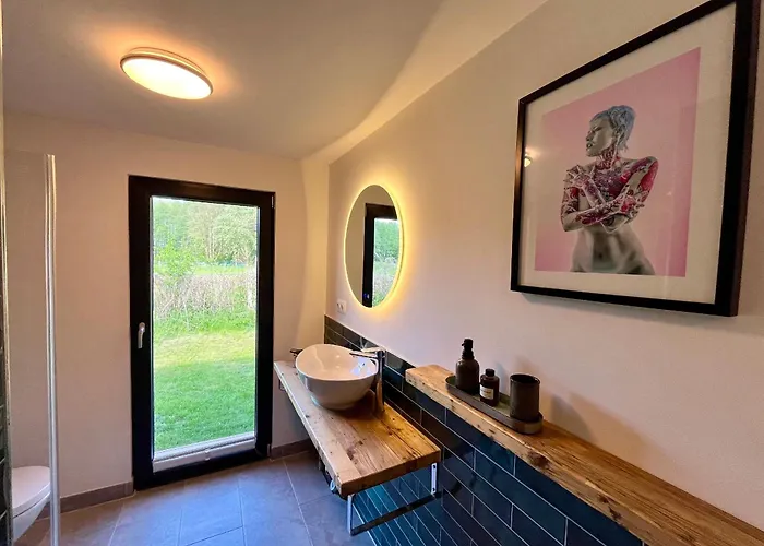 Haus 1 Am Grimnitzsee - Erstklassiges Design, Mit Eigenem Garten Und Nah Am Prázdninový dům