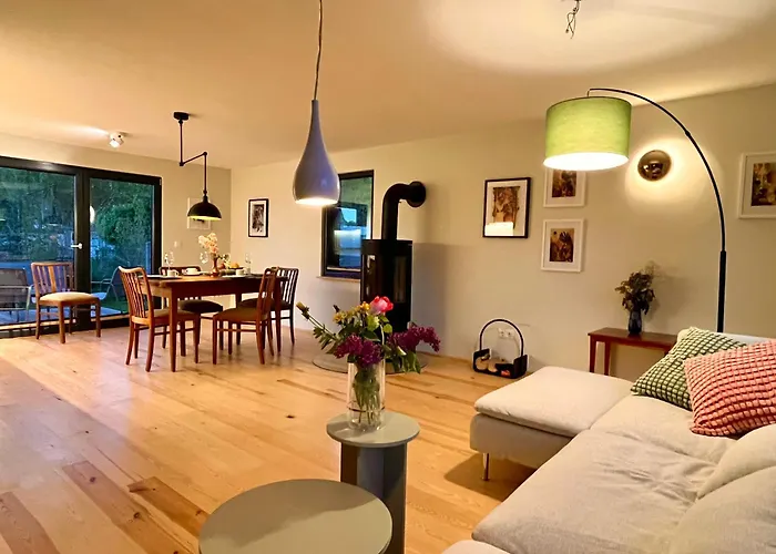 Haus 1 Am Grimnitzsee - Erstklassiges Design, Mit Eigenem Garten Und Nah Am * Joachimsthal